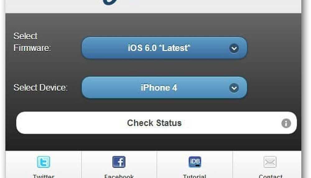 Ios device. Status button.