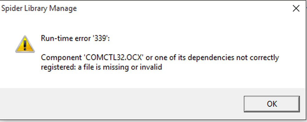 Run error 19. Эррор 339. OCX. Runtime Error. Component 'MSCOMCTL.OCX or one of its dependencies not correctly registered: a file is missing or Invalid.