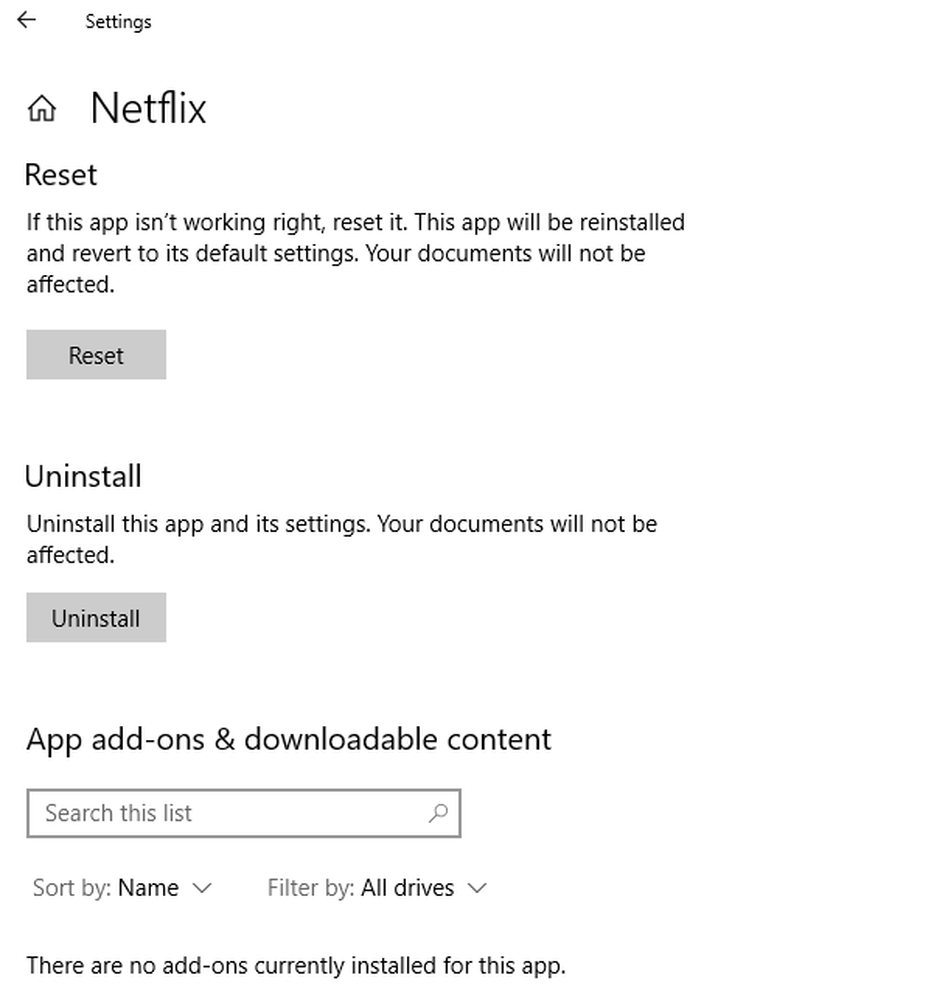 Application is not available. Settings Netflix. Reset password. Netflix app settings screenshot. The application is not installed..