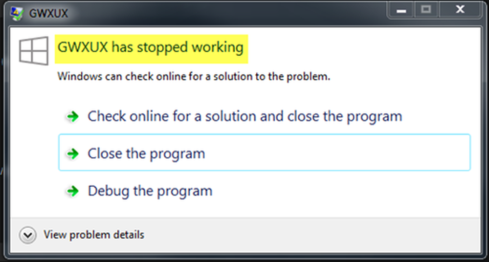 Windows has stopped working. "Wacomcenterui has stopped working". WF has stopped working. Server has stopped during Launch (normal Termination).