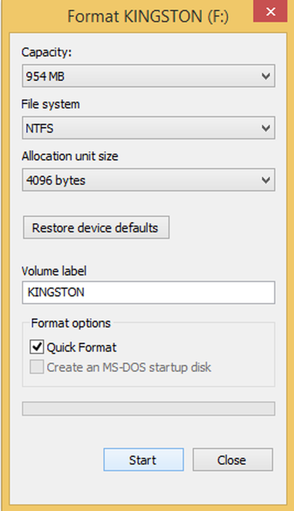 Format drives