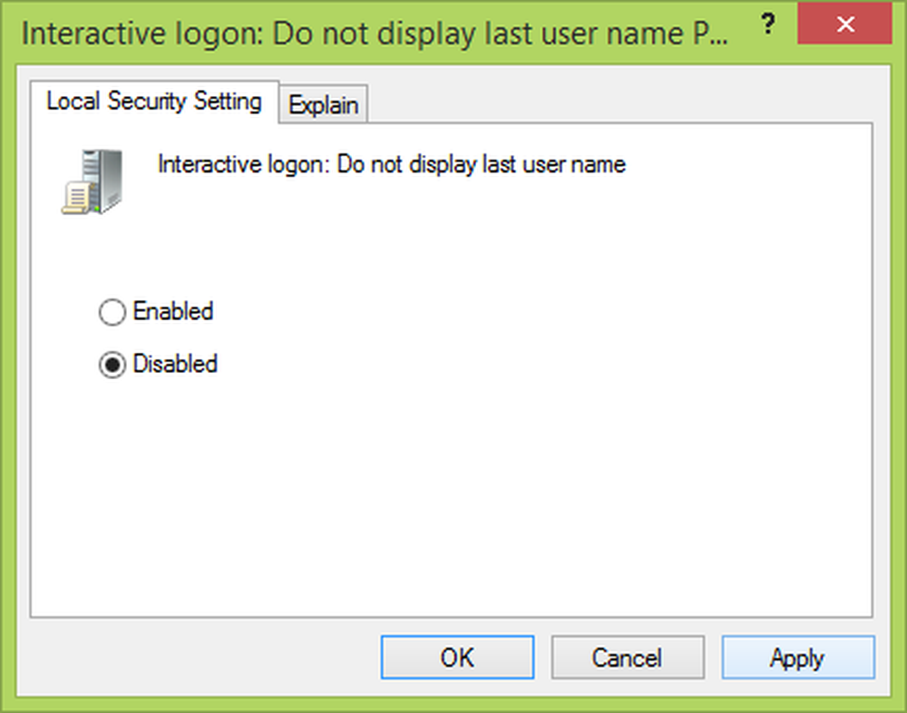 Password logon. Login password logo. Interactive Logon: dont display last signed-in.