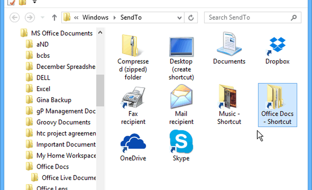 Windows recent files