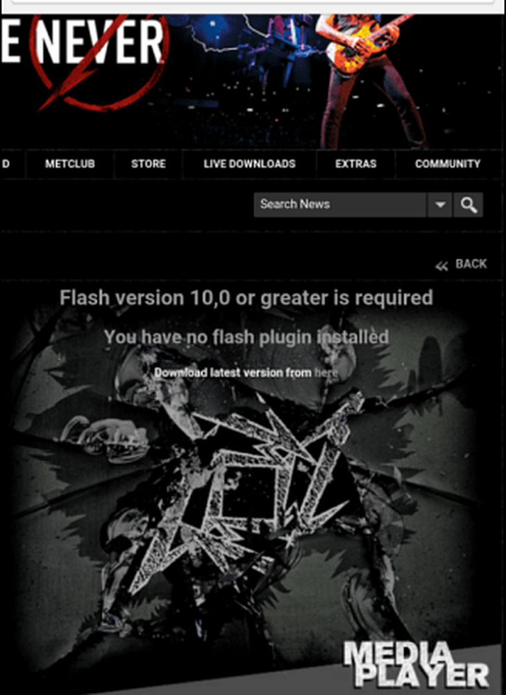 Flash required