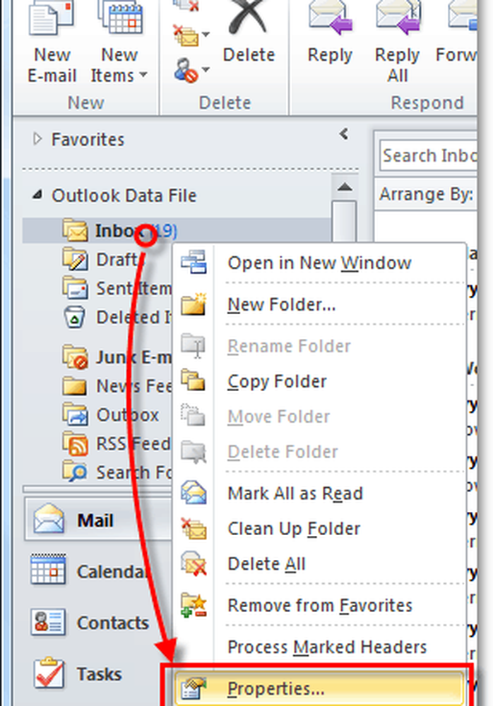 Archiving outlook