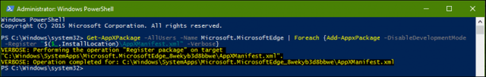 Удалить edge powershell